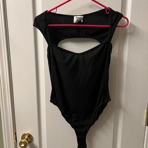 Princess Polly Black Cutout Bodysuit